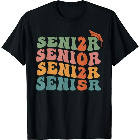 Senior 2025 Girls Class Of 2025 Graduate College High School T-Shirt