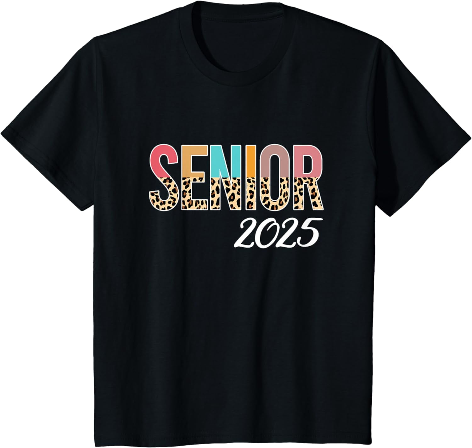Senior 2025 Graduation Leopard Print Grad Senior 2025 TShirt