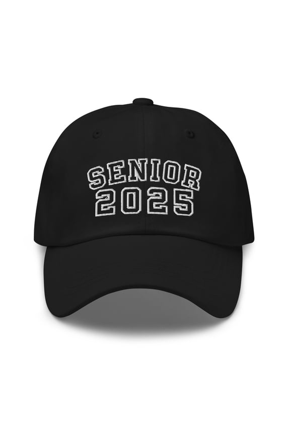 Senior 2025 Hat, 2025 Senior Hat, Dad Hat, Senior Hat, 2025 Graduation Hat, Graduation 2025 Hat, Class of 2025 Hat, 2025 Graduate Hat (Black)