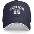 Senior 2025 Hat Class of 2025 Cap Graduation Congrats Classic Adjustable Men Women Baseball Caps