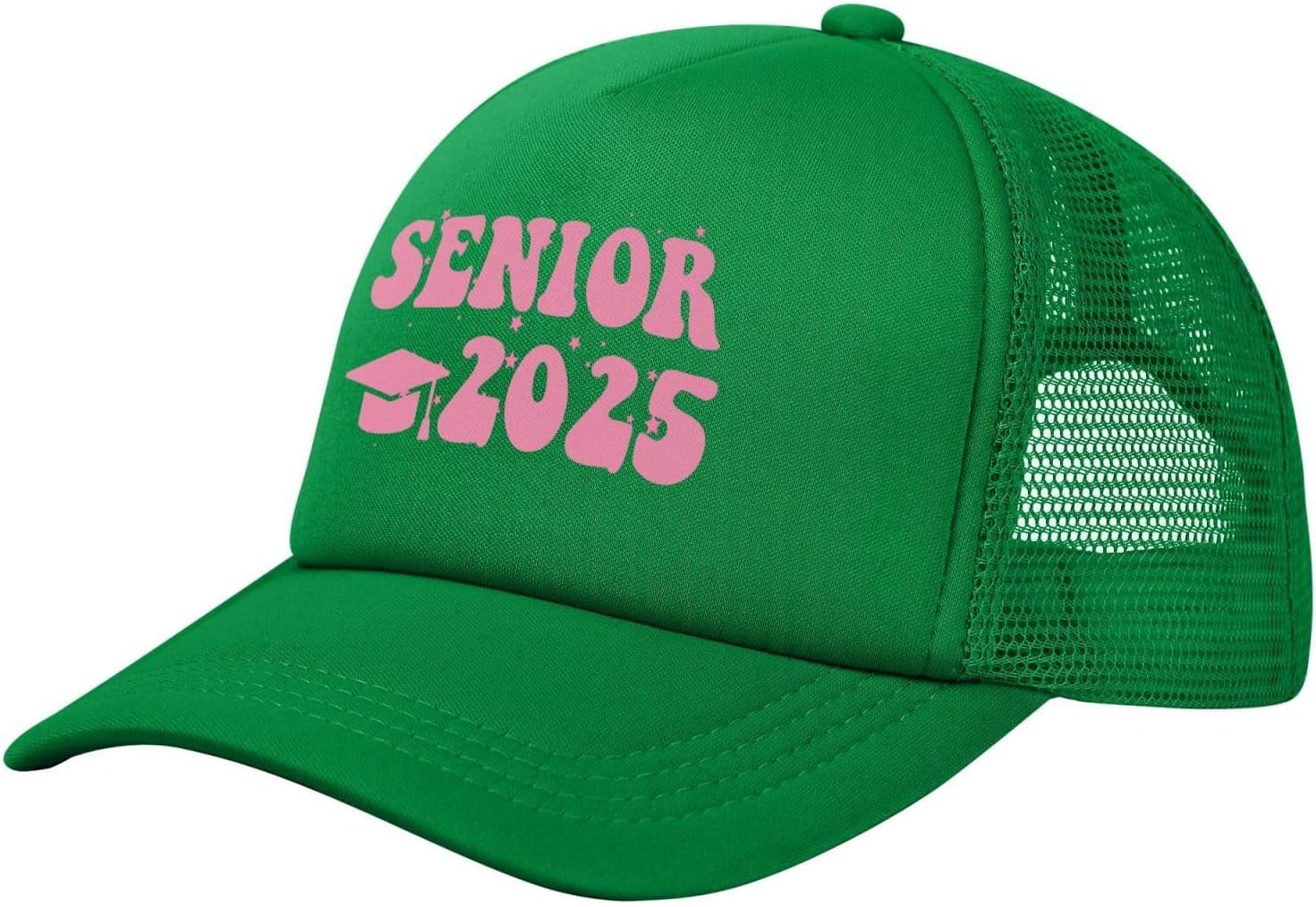 Senior 2025 Hat Class of 2025 Cap Graduation Congrats Mesh Baseball Caps Women Men Trucker Hat