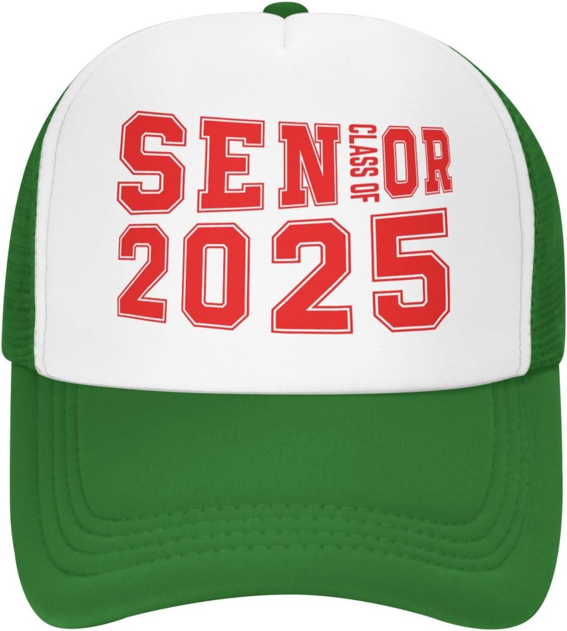 Senior 2025 Hat Class of 2025 Graduate Congrats Mesh Baseball Caps Women Men Trucker Hat