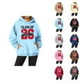 thumbnail image 1 of Senior 2025 Hoodie Class Of 2026 Long Sleeve Hoodies with Pockets Hooded Sweatshirt Hoodie Women Pullover, 1 of 5