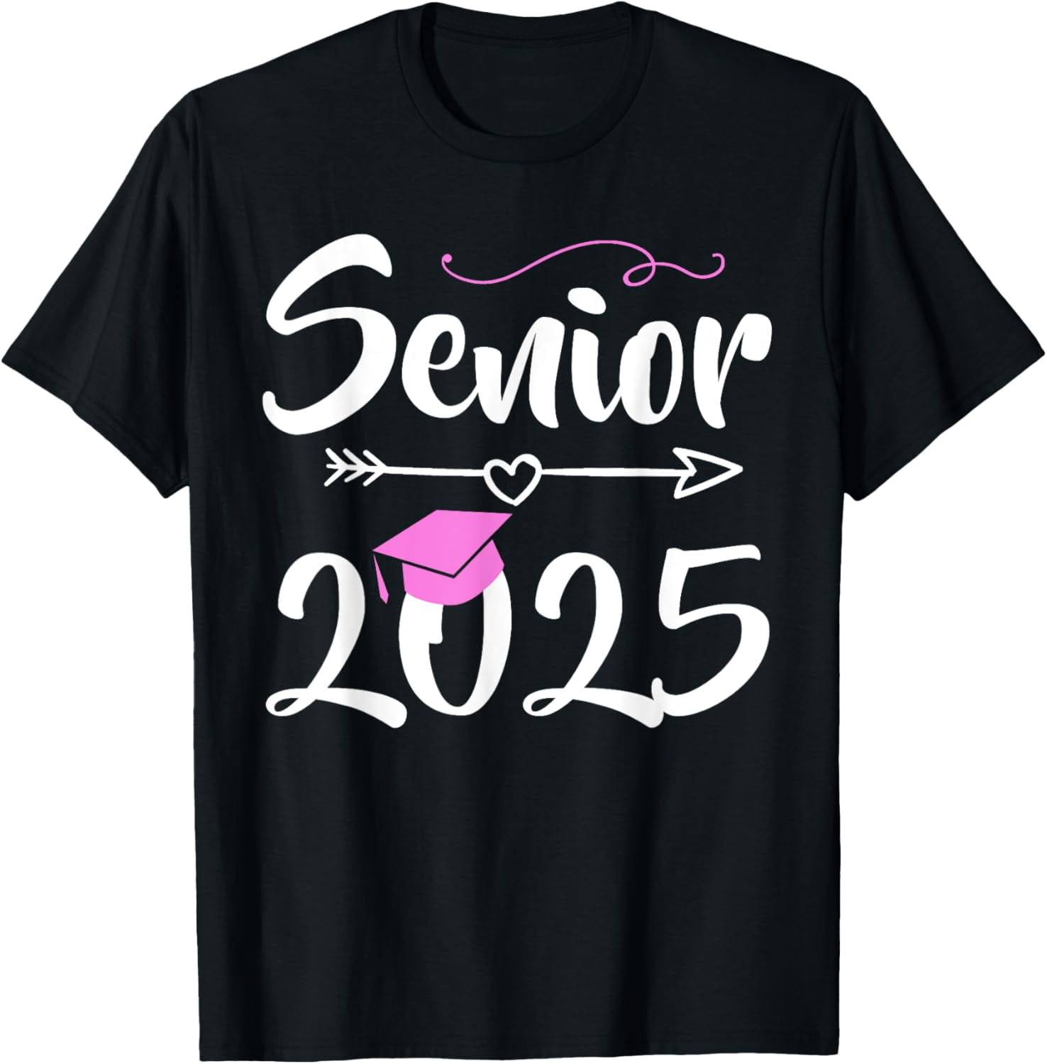 Senior 2025 Pink Tassel Class of 2025 Graduate Graduation TShirt