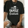 thumbnail image 1 of Senior 2025 Proud Family Of A Class Of 2025 Graduate 2025 T-Shirt - 100% Cotton Short Sleeve, Summer & Spring Essential - Women's Clothing Printed Graphic Tee For T-Shirt Lovers, 1 of 4