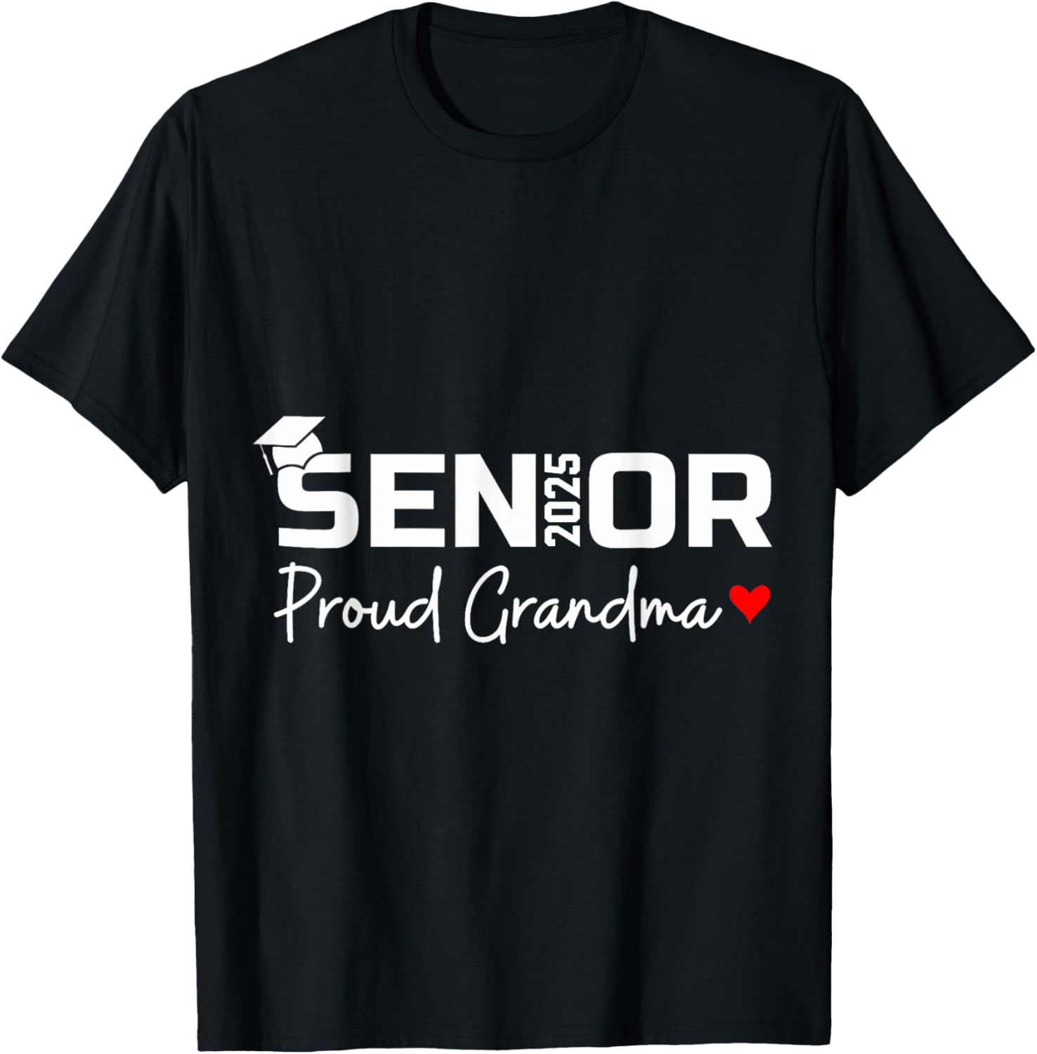 Senior 2025 Proud Grandma Graduation Class Of 2025 Graduate T-shirt 