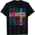 Senior 2025 Shirt Class of 2025 Tie Dye Senior 25 Graduation TShirt