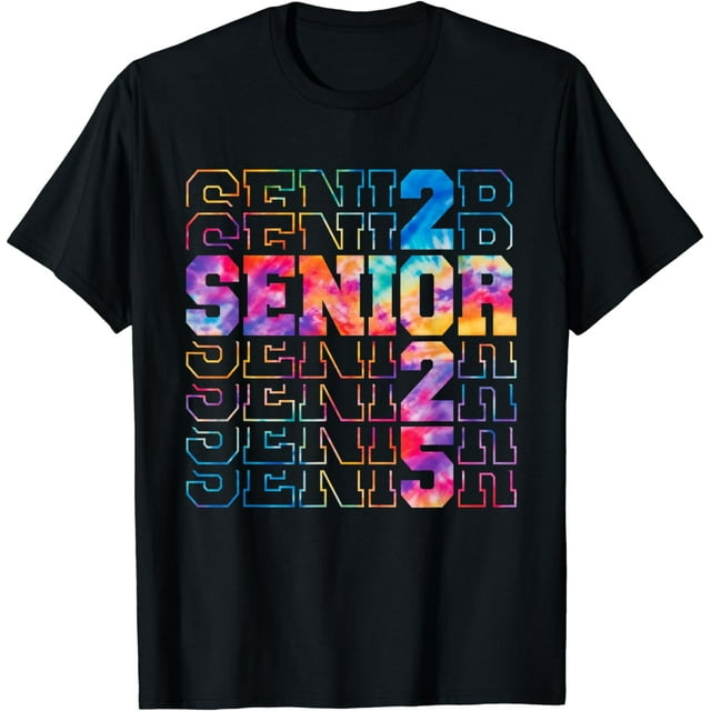 Senior 2025 Shirt Class of 2025 Tie Dye Senior 25 Graduation TShirt