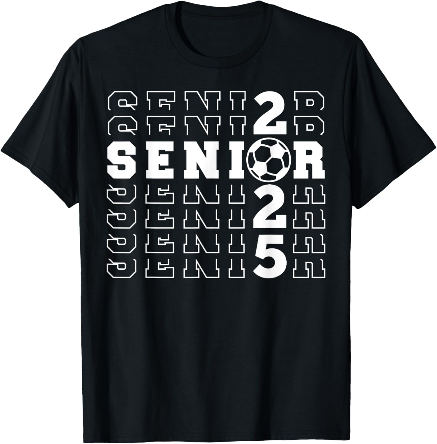 Senior 2025 Soccer Class Of 2025 Seniors School Graduate TShirt
