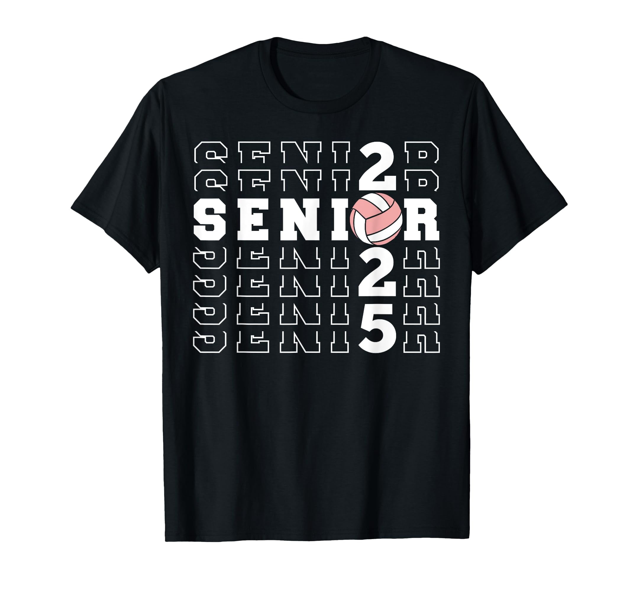 Senior 2025 Volleyball Class Of 2025 Seniors School Graduate TShirt