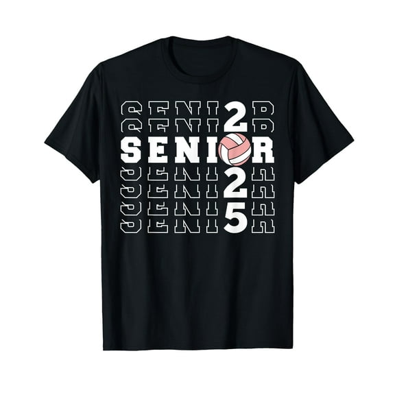 Senior 2025 Volleyball Class Of 2025 Seniors School Graduate T-Shirt
