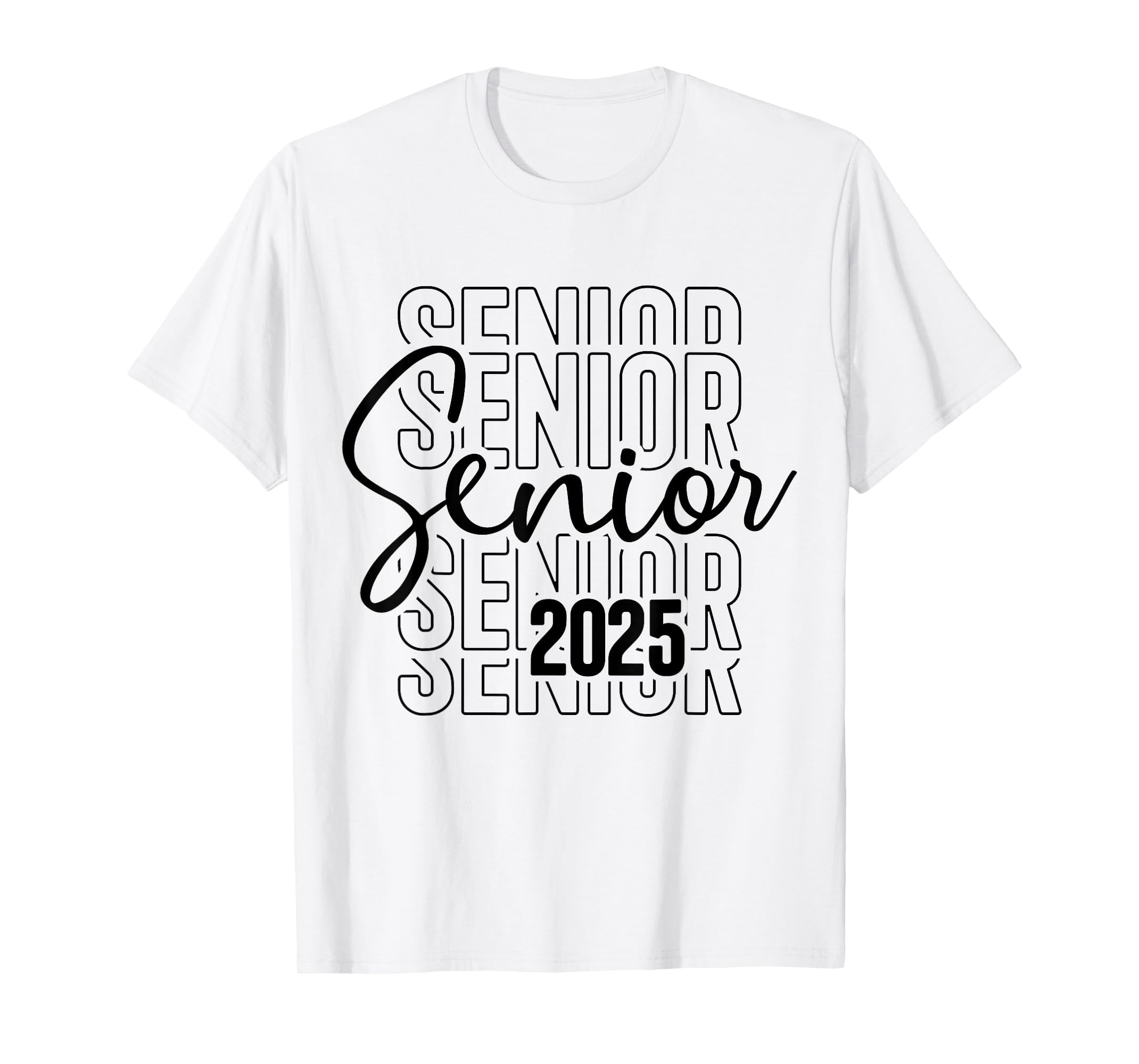 Senior 2025 graduate college university graduation class of TShirt