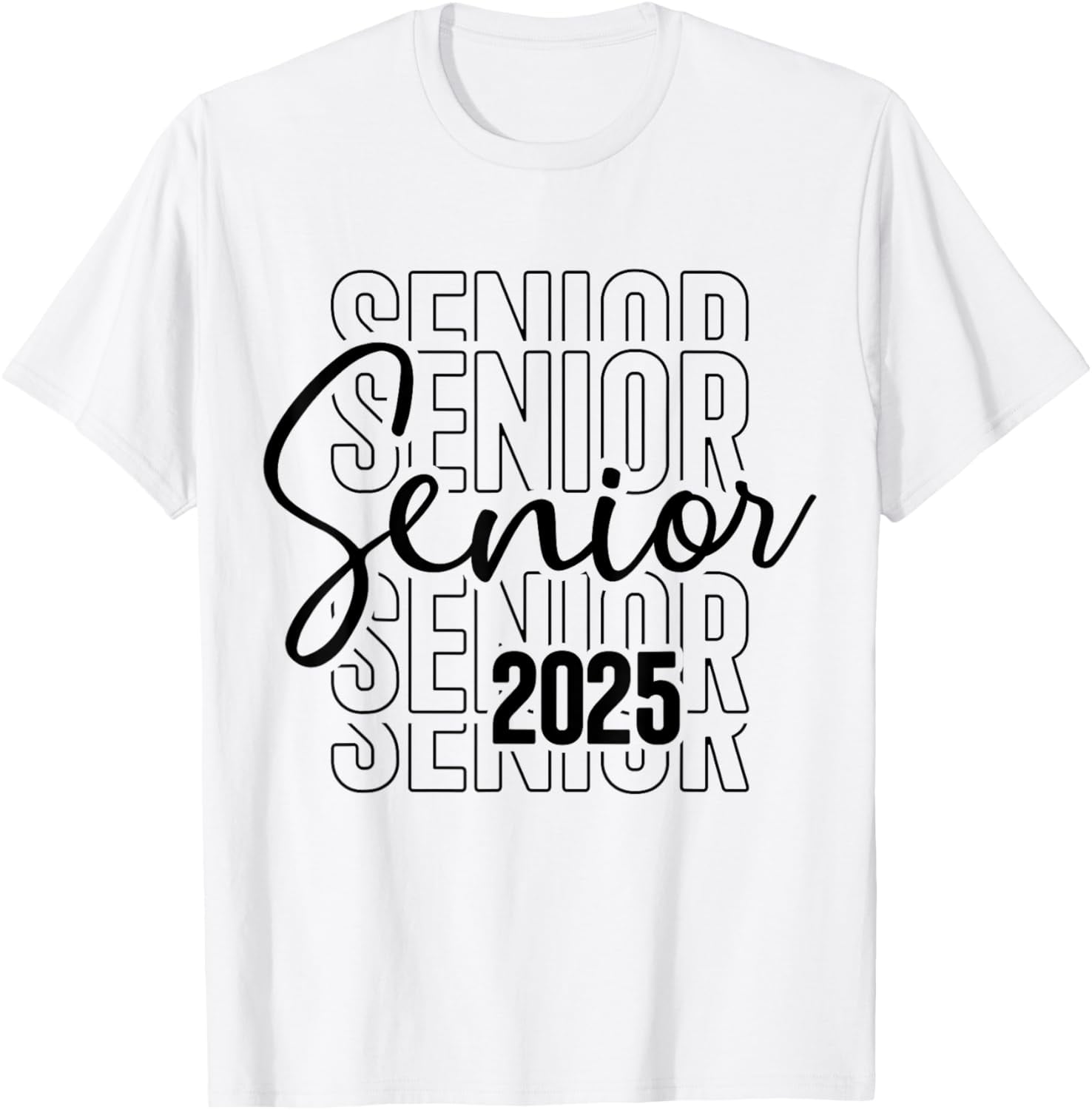 Senior 2025 graduate college university graduation class of TShirt