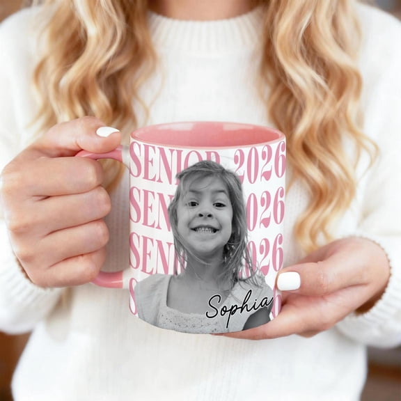 Senior 2026 Custom Photo Graduation Graduate, Bekilab, 11oz-15oz Mug