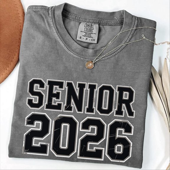 Senior 2026 Graduation Shirt, Minimalist College Style For Seniors, Class Of 2026 Unisex Shirt, High School Senior Shirt, College Graduate Tshirt All Size S-5XL