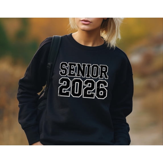Senior 2026 Graduation Sweatshirt And Hoodie, Minimalist College Style For Seniors, Class Of 2026 Unisex Sweater, High School Senior Shirt Tshirt All Size S-5XL