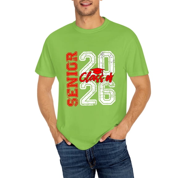 Senior 2026 Graduation T-Shirt For Men Women - Class Of 2026 Graphic Tee, OdeJous Green Medium