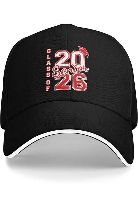 Senior 2026 Hats Class of 2026 Graduation Congrats Baseball Cap
