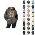 thumbnail image 1 of Senior 2026 Hoodies for Women Long Sleeve Graphic Graduation Hooded Sweatshirt with Pockets Pullover Tops, 1 of 4