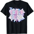 thumbnail image 1 of Senior 2026 Pastel Floral Patchwork Letters With Lace Bow T-Shirt V1 All Size S-5Xl, 1 of 4