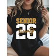 thumbnail image 1 of Senior 2026 Retro Class Of 2026 Graduation 2026 Men Women Crew Neck Short Sleeve T-S, Casual Print Graphic Cotton Tees Women Tops Cotton Women Clothing, 1 of 4