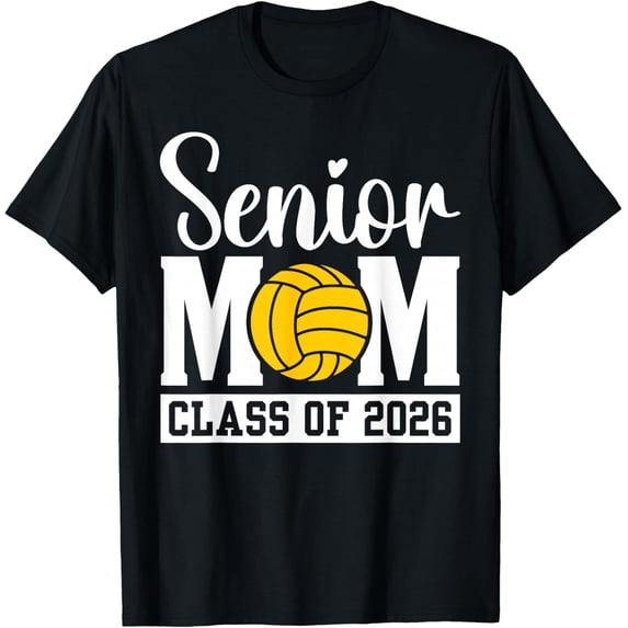 Senior 2026 Water Polo Mom Class Of 2026 Graduate T-Shirt All Size S-5Xl