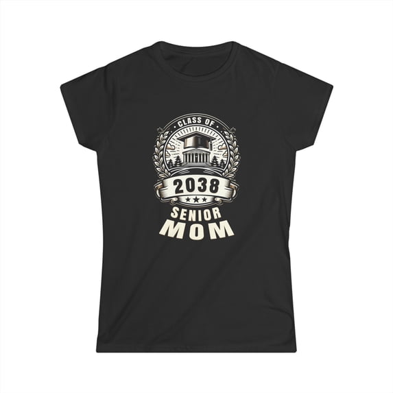 Senior 2038 Class of 2038 for College High School Senior Mom Womens Shirt