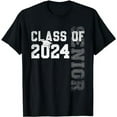 thumbnail image 1 of Senior 24 - Class Of 2024 Graduation Graduate Grad School T-Shirt, 1 of 5