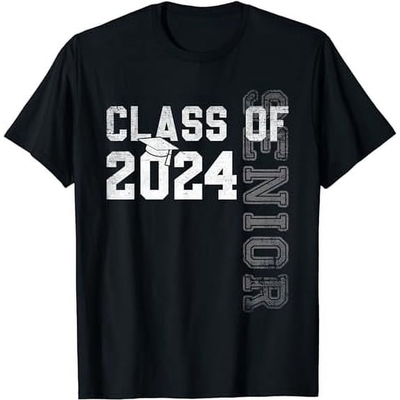 Senior 24 - Class Of 2024 Graduation Graduate Grad School T-Shirt