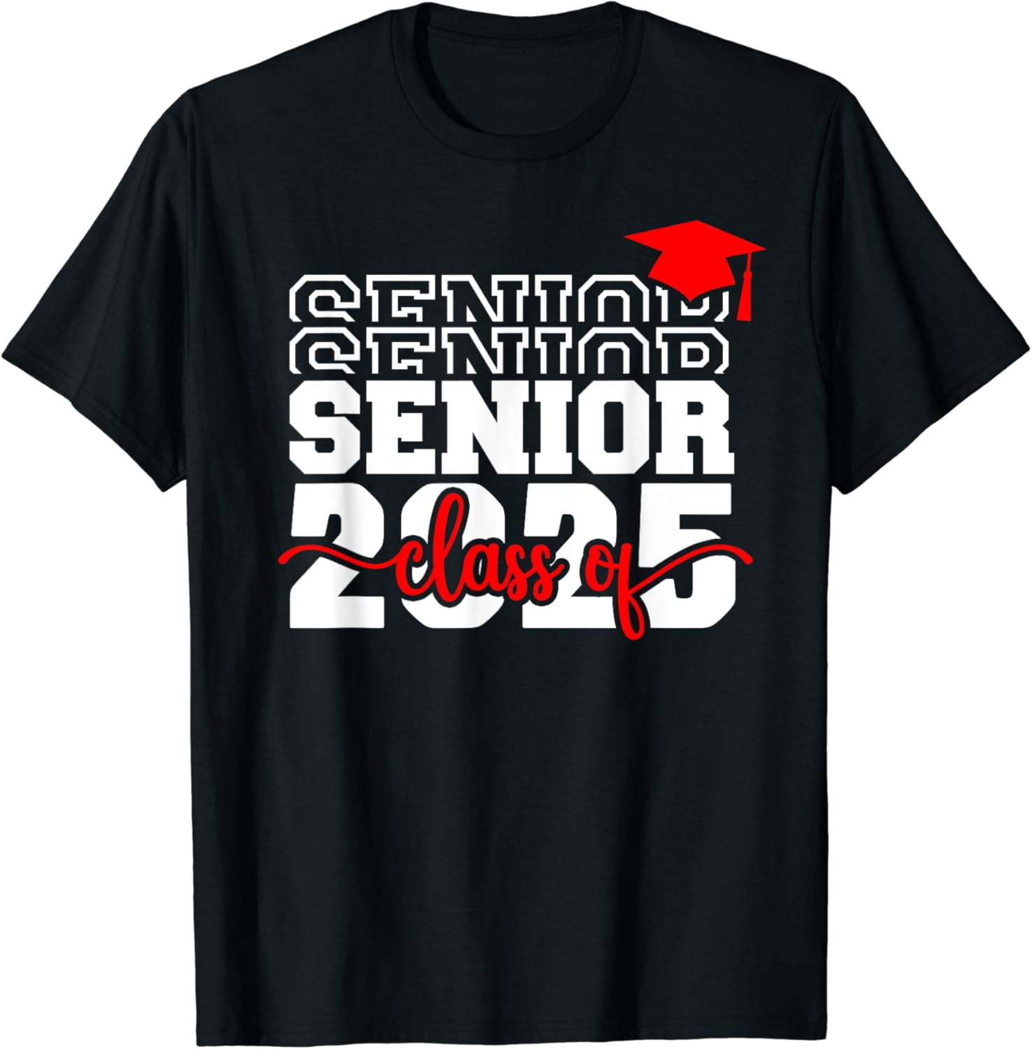 Senior 25 Class Of 2025 Back To School Graduation 2025 T T-Shirt ...