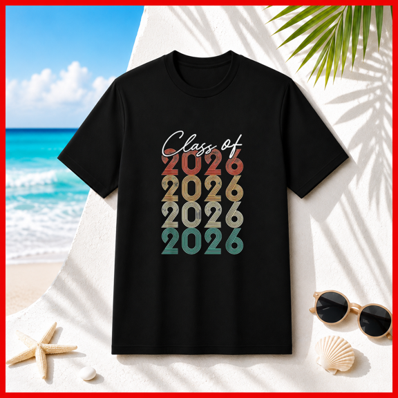 Senior Apparel Class Of 2026 High School Graduate Cap, S-5XL