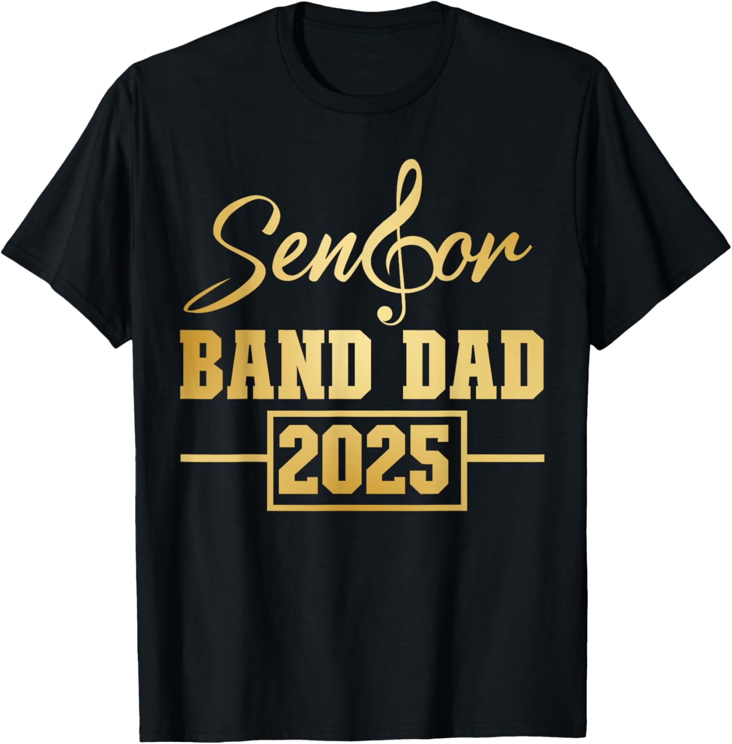 Senior Band Dad 2025 Marching Band Parent Class of 2025 TShirt