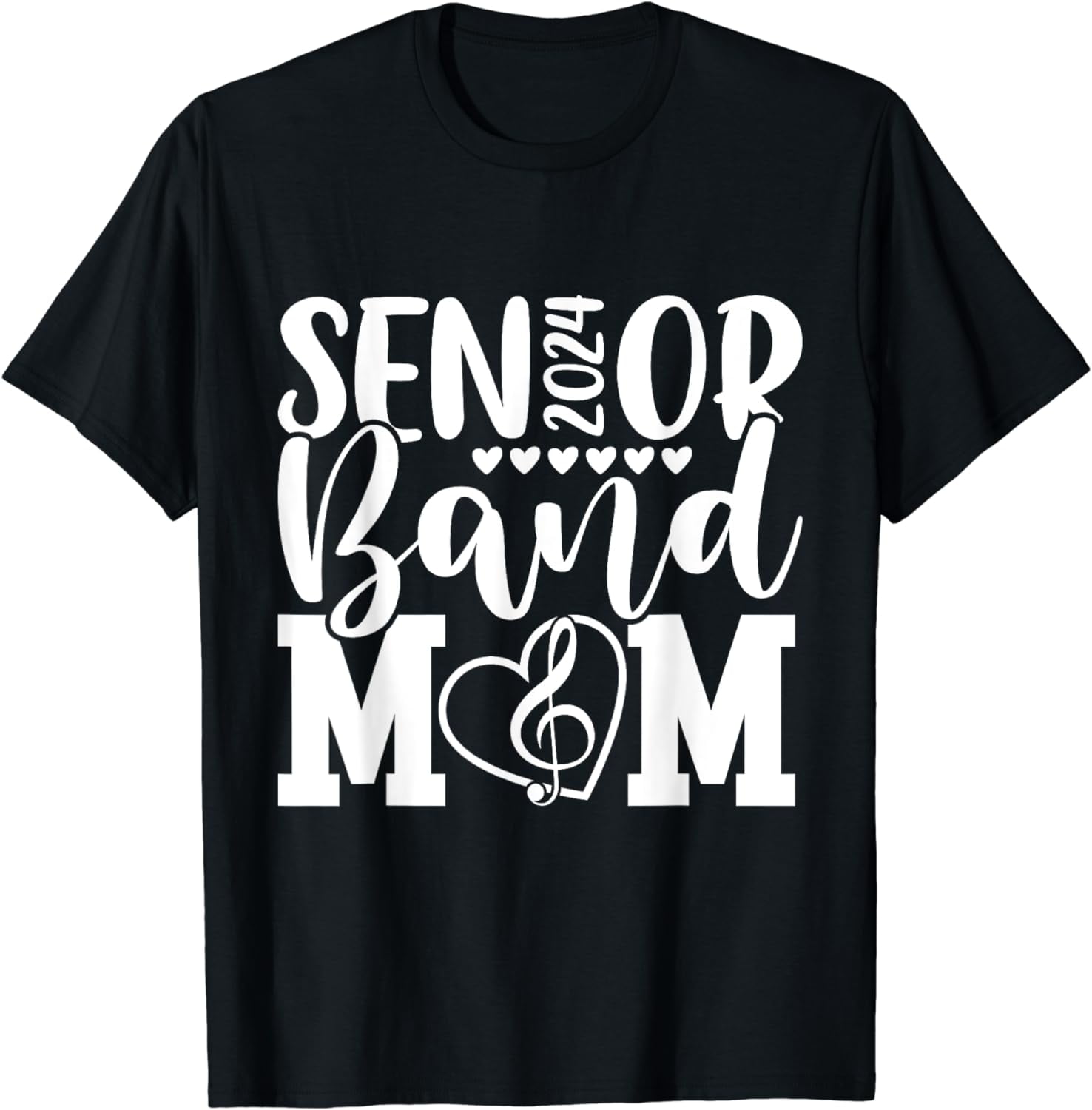 Senior Band Mom 2024 Marching Band Parent Class of 2024 TShirt