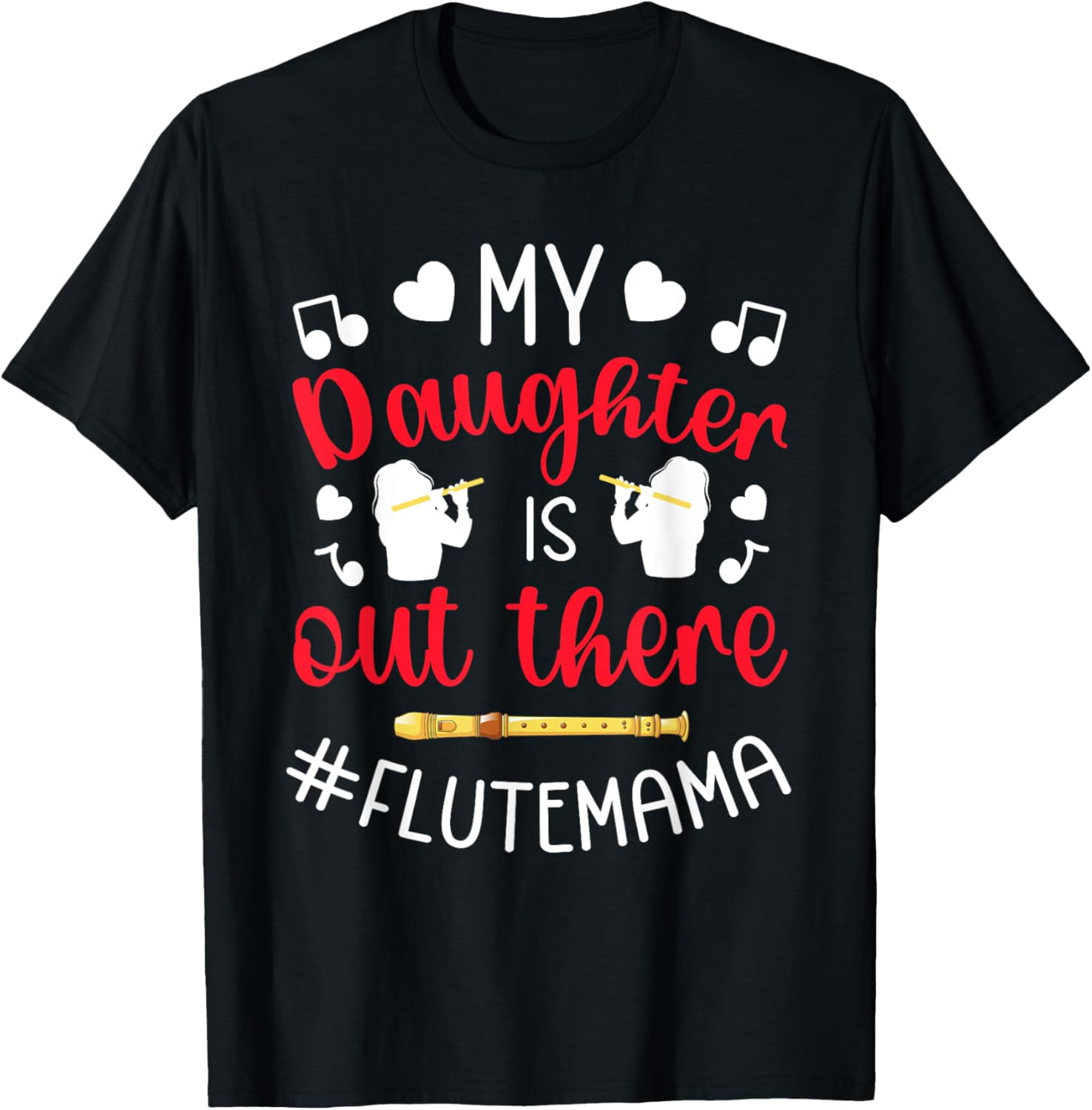 Senior Band Mom 2025 Marching Band Class Of 2025 Flute TShirt
