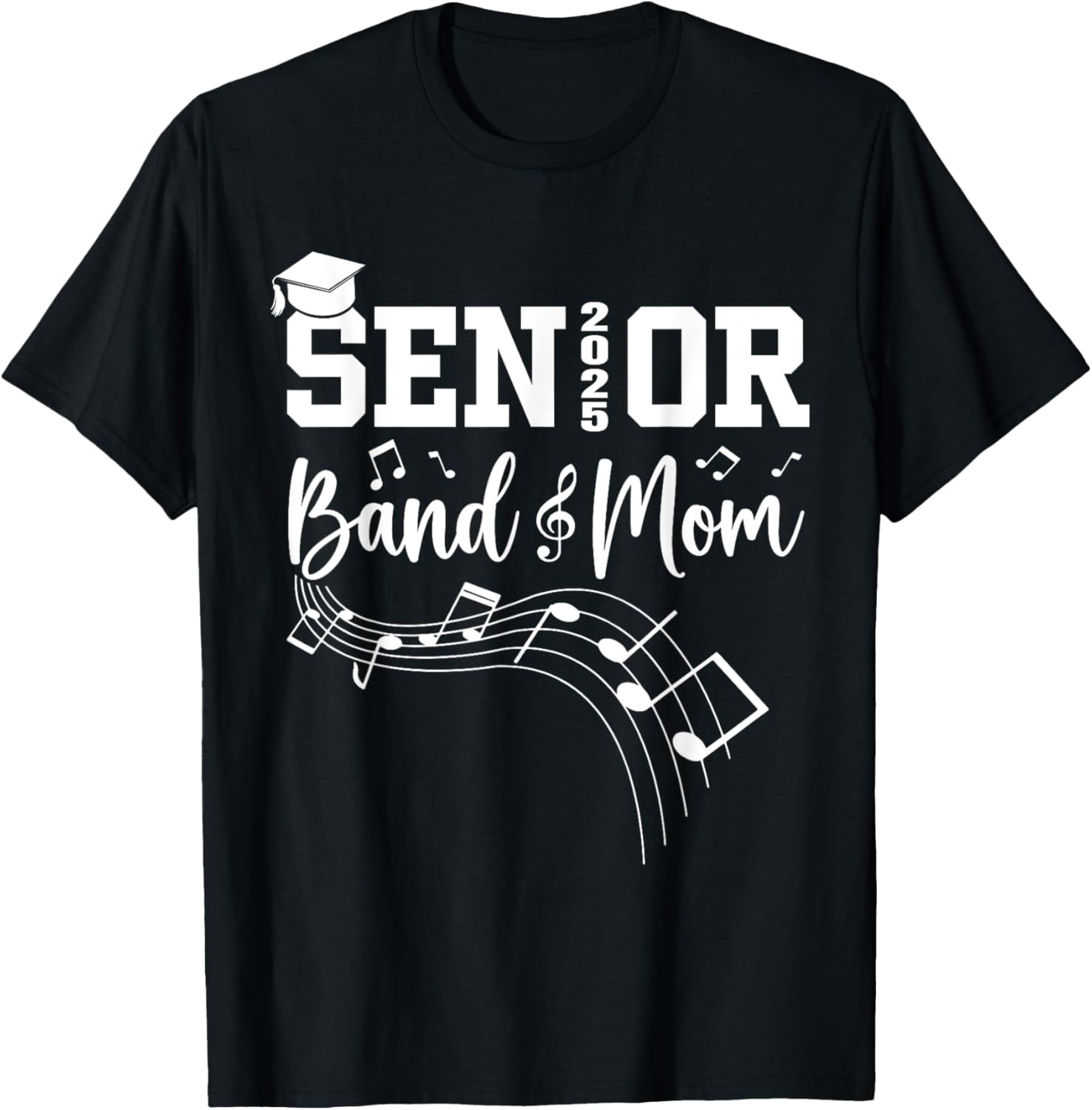 Senior Band Mom 2025 Marching Band Mom of Graduation 2025 TShirt