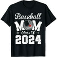 thumbnail image 1 of Senior Baseball Mom Tees Class Of 2024 Graduation Tees T-Shirt, 1 of 4
