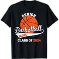 thumbnail image 1 of Senior Basketball Mom Class of 2024 Player Graduation Grad T-Shirt, 1 of 4