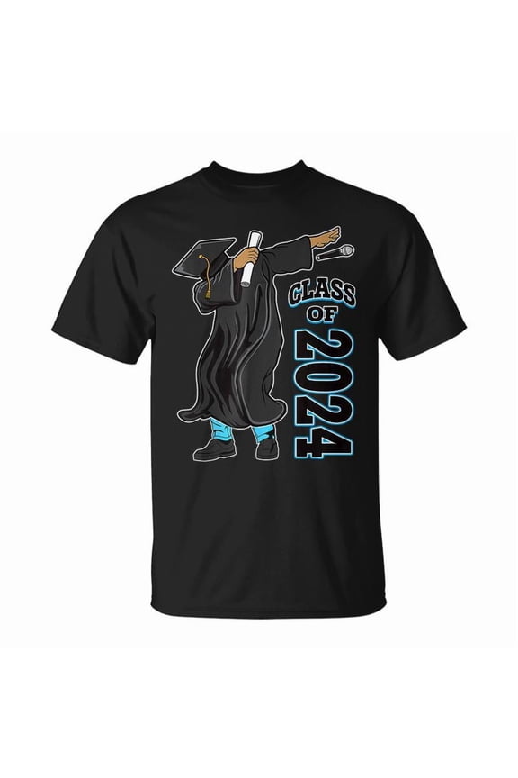 Senior Black Grads Matter Class Of 2024 Dabbing Graduation TShirt
