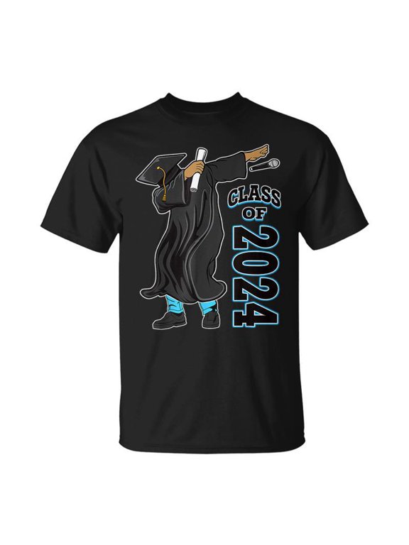 Senior Black Grads Matter Class Of 2024 Dabbing Graduation TShirt