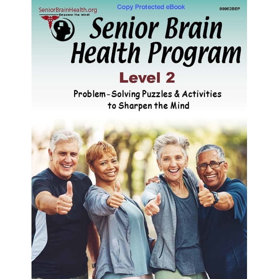 Senior Brain Health Workbook, Level 2: Problem-Solving Puzzles & Activities (Paperback) 2025