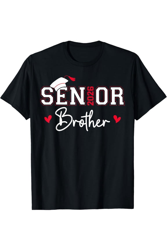 Senior Brother Graduate Graduation Year Graphic T-Shirt