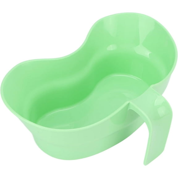 Senior Care, Teeth Plastic Emesis Basins for Elderly Bedridden Patient Vomit Basin Cup Oral Care Brush Teeth Plastic Emesis Basins,wash Basin for ElderlyGreen