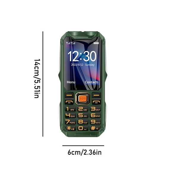 Taicans Senior Cell Phone with 2.6" Screen & 16800mAh Battery,Voice Dialing,Emergency SOS,Drop-Proof Waterproof 2G Flip Phone for Elderly,Easy to Use with Big Buttons & Loud Speaker,Cheap Phones