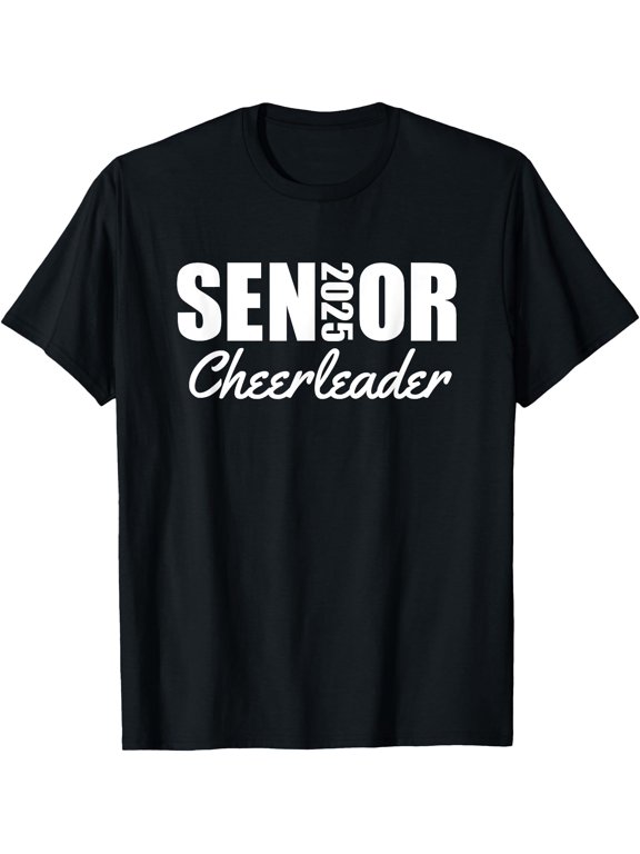 Senior Cheerleader Class Of Varsity Cheer Team T-Shirt , Vintage T-Shirt