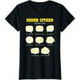 thumbnail image 1 of Senior Citizen Texting Code Funny Elderly Old People T-Shirt, 1 of 3