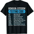 thumbnail image 1 of Senior Citizen Texting Code Funny Old People Gift Idea T-Shirt, 1 of 4