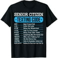 thumbnail image 1 of Senior Citizen Texting Code Funny Old People Gift Idea T-Shirt, 1 of 3