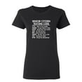 thumbnail image 1 of Senior Citizen Texting Codes Sarcastic Novelty Gift Idea Adult Humor Funny Women's Casual Tees, 1 of 3