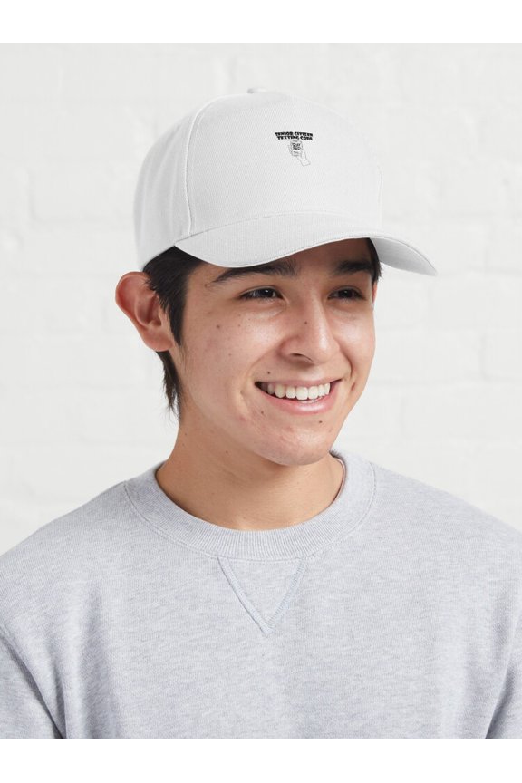 Senior Citizen's Texting Code Baseball Cap, Father's Day Grandpa Technology Joke Gift Hat
