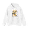 thumbnail image 1 of Senior Class 2024 Blue and Gold Graduation High School Hooded Sweatshirt, 1 of 4